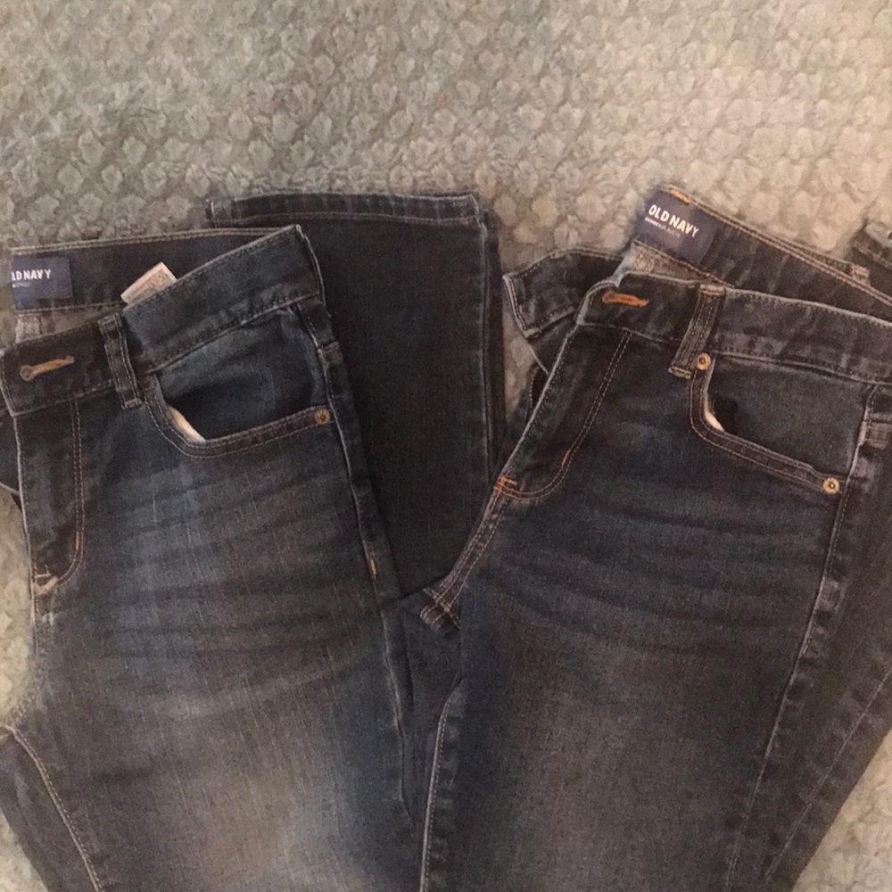 2 pairs of Old Navy Flex Jeans